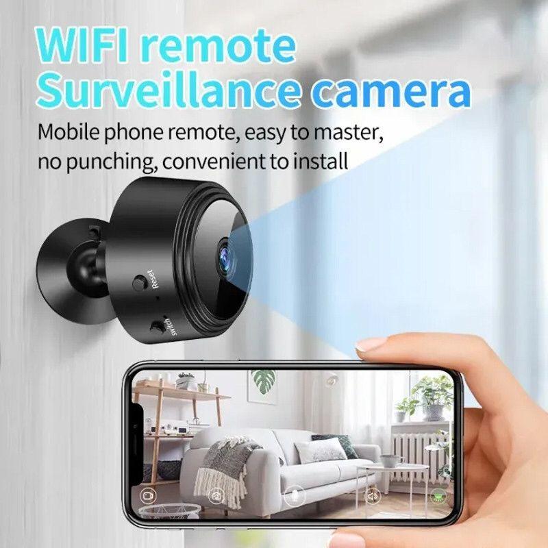 WiFi Remote Surveillance Camera Black ABS Plastic No Punching