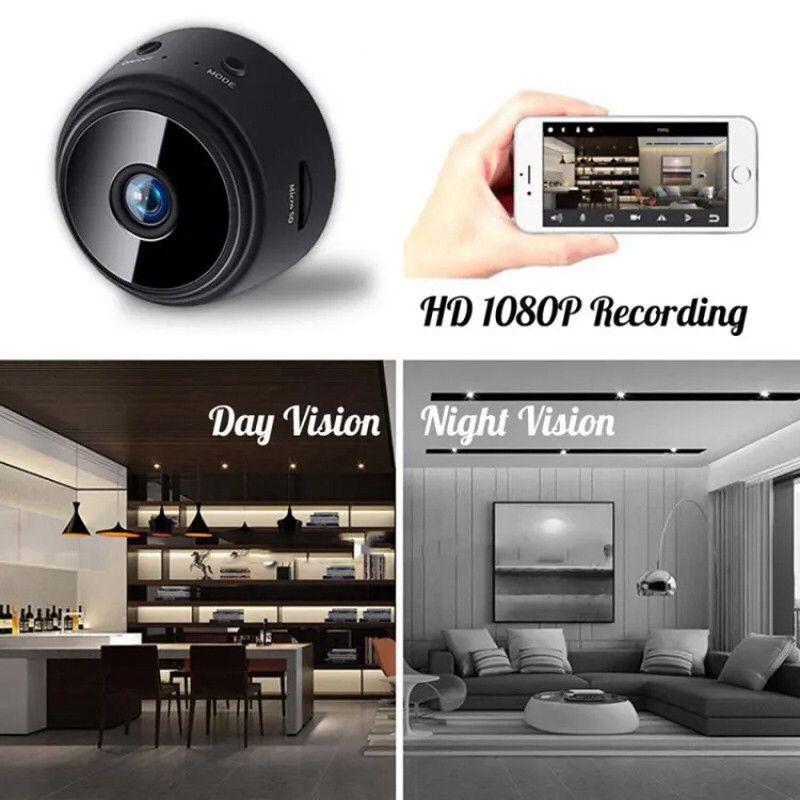 WiFi Remote Surveillance Camera Black ABS Plastic No Punching