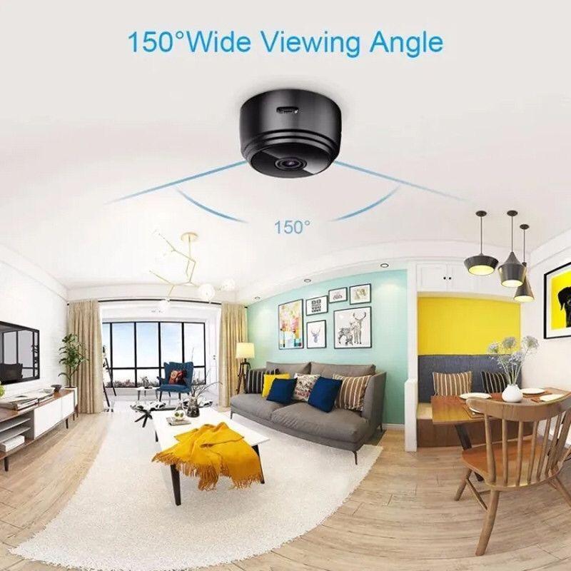 WiFi Remote Surveillance Camera Black ABS Plastic No Punching