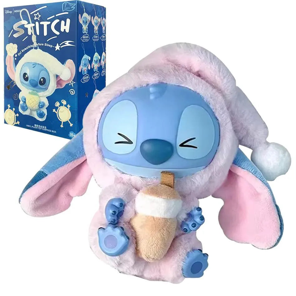 Disney Stitch Plush Toy Ice Cream Theme Pink Blue
