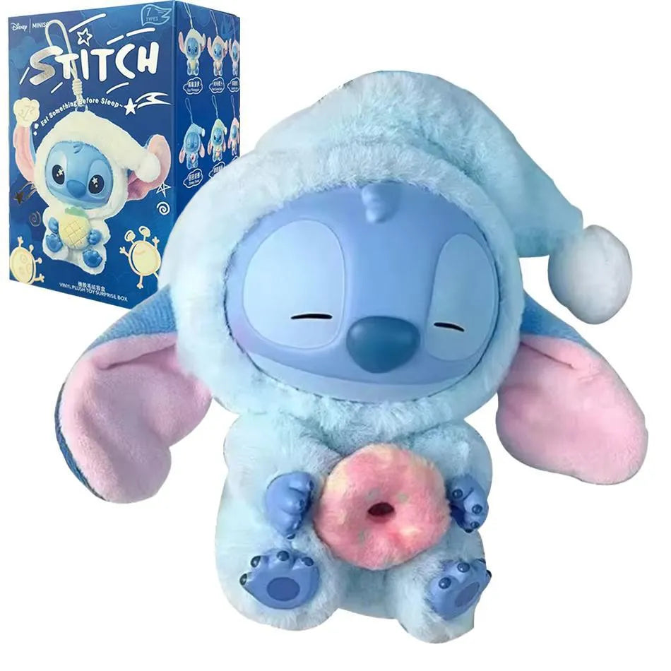 Disney Stitch Plush Toy Ice Cream Theme Pink Blue