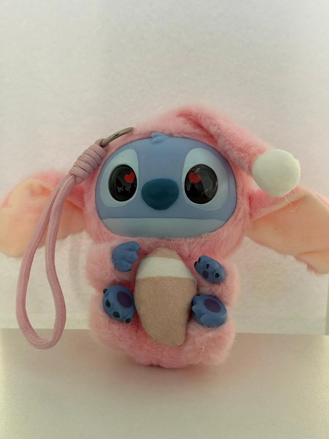 Disney Stitch Plush Toy Ice Cream Theme Pink Blue