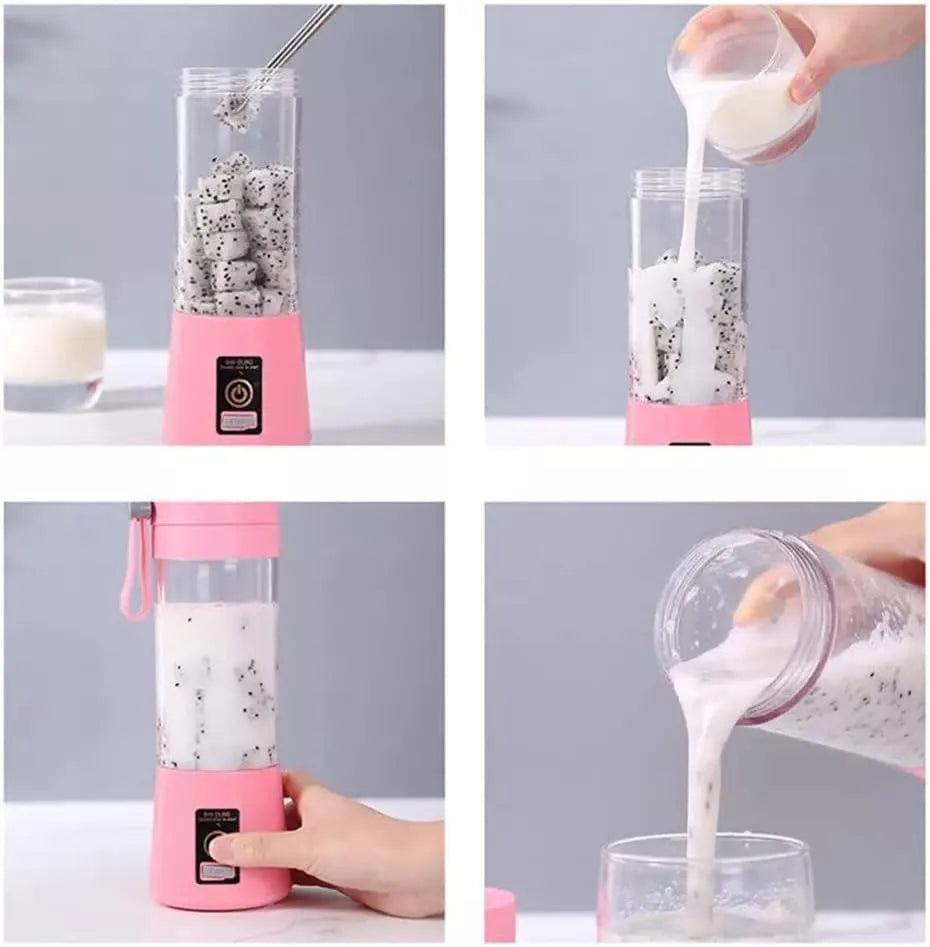 Pink Food Grade Blender with 4 Blades