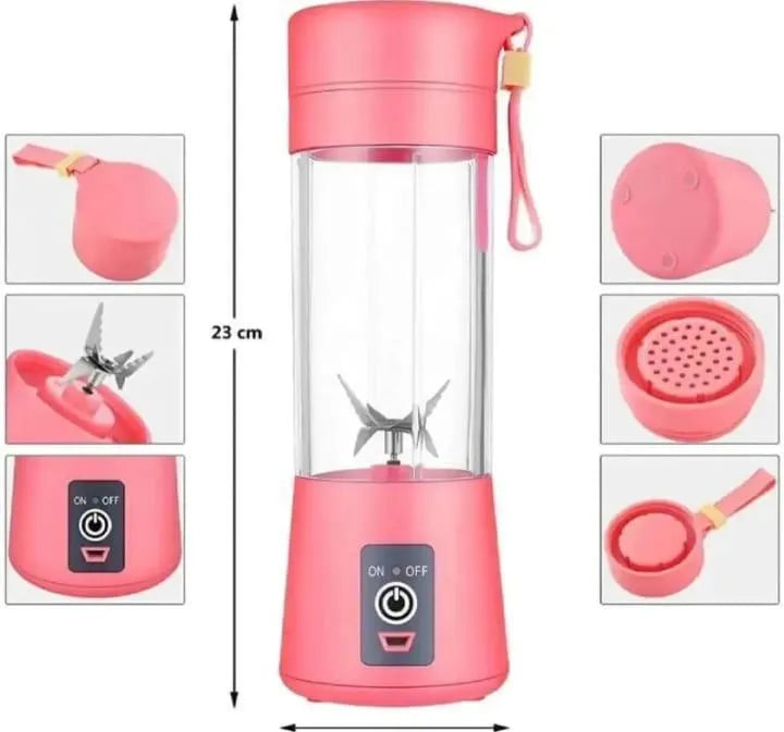 Pink Food Grade Blender with 4 Blades