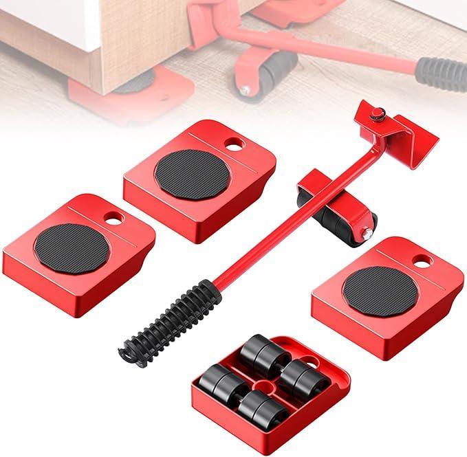 Red Metal Furniture Mover Tool Set 11.9" 2.0 1 Ratings