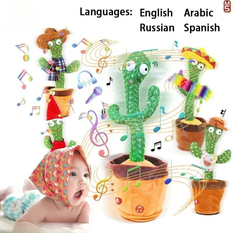 Dancing Cactus Plush Toy Green Soft Foam 5.0