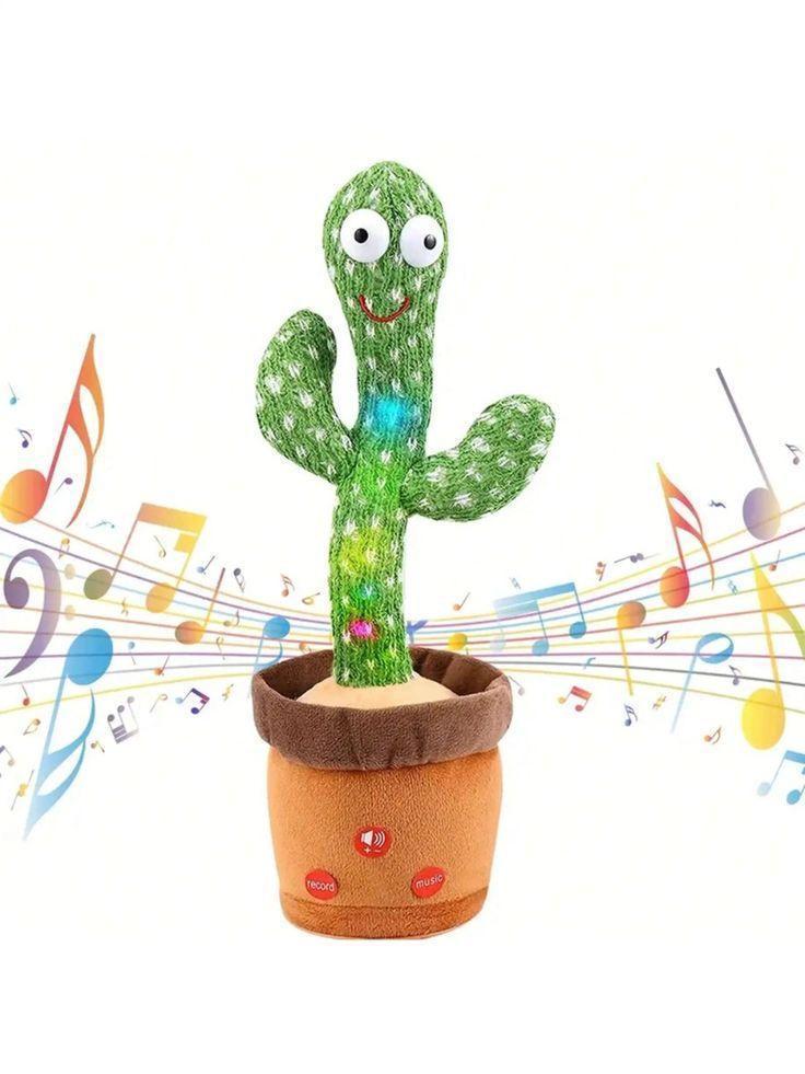 Dancing Cactus Plush Toy Green Soft Foam 5.0